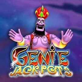 Genie Jackpots slot logo by Blueprint Gaming at Ultra casino