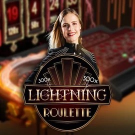 Lightning Roulette slot logo by Evolution at Ultra casinoLightning Roulette