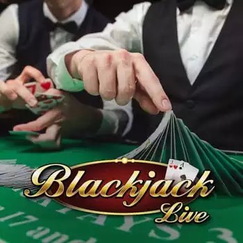 Live Blackjack logo by Evolution at Ultra casino