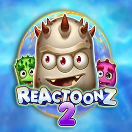 Reactoonz 2 online game logo by Play'n GO on casinoultra.ca