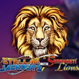 Stellar Jackpots with Serengeti Lions game by Lightning Box Game – logo hosted on Ultra casino
